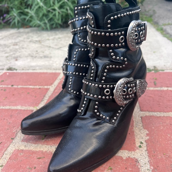 Jeffrey Campbell Studded Ankle Boots - Picture 4 of 5